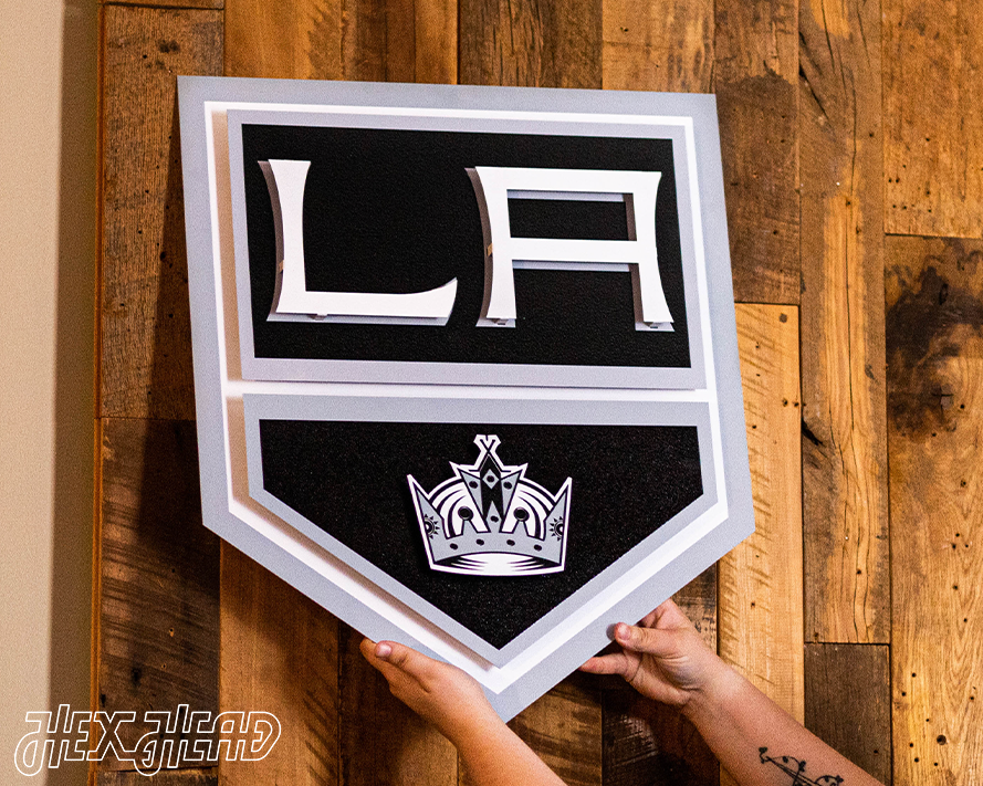 Los Angeles Kings NHL 3D Vintage Metal Wall Art