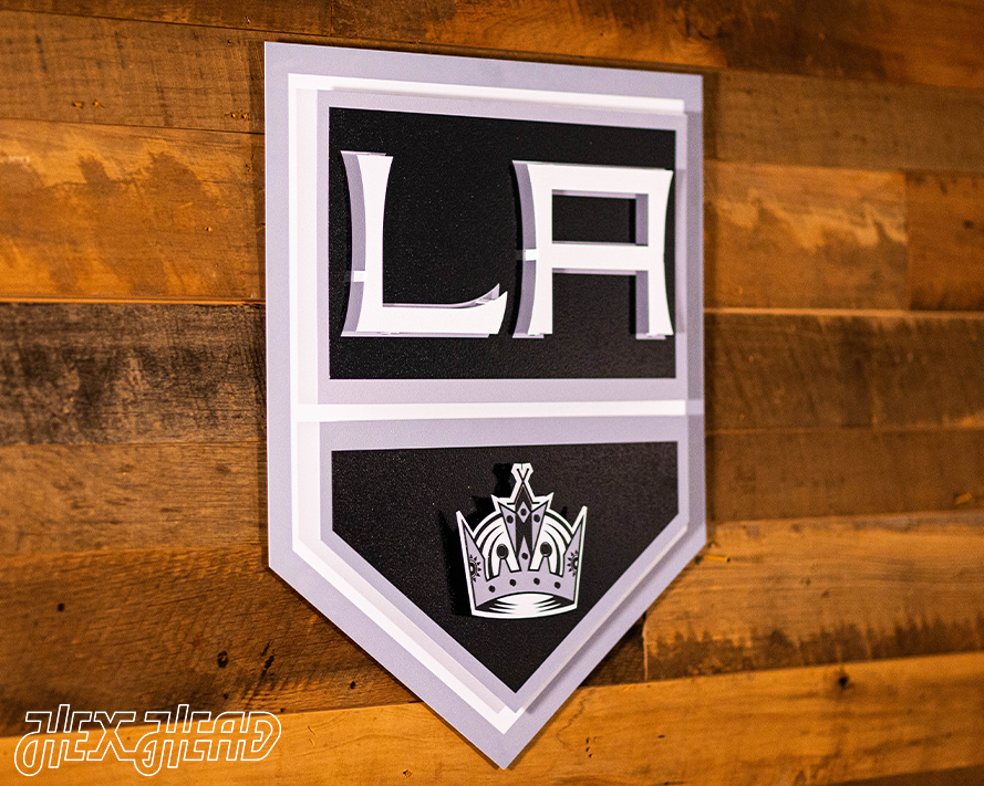 Los Angeles Kings NHL 3D Vintage Metal Wall Art