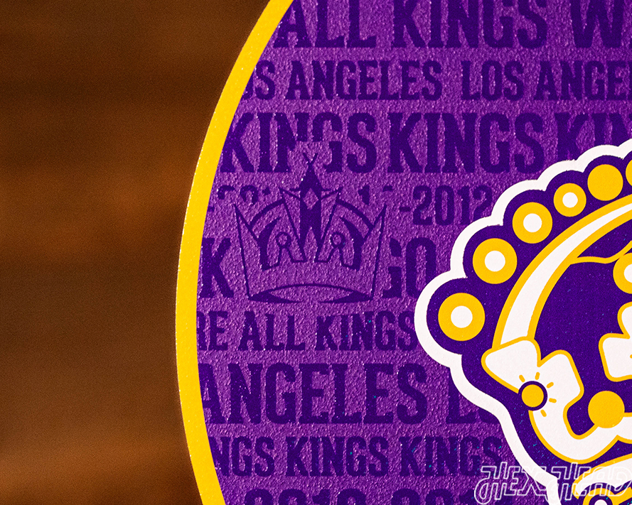 Los Angeles Kings CRAFT SERIES 3D Embossed Metal Wall Art