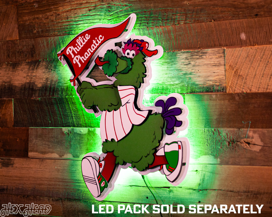 Philadelphia Phillies "Phanatic" 3D Vintage Metal Wall Art