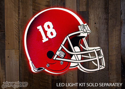 Alabama Crimson Tide BLITZ COLLECTION - 8 LAYER 3D Metal Wall Art