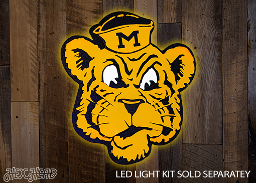 Missouri Tigers VAULT Tiger 3D Vintage Metal Wall Art