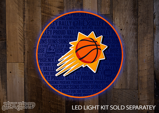 Phoenix Suns CRAFT SERIES 3D Embossed Metal Wall Art