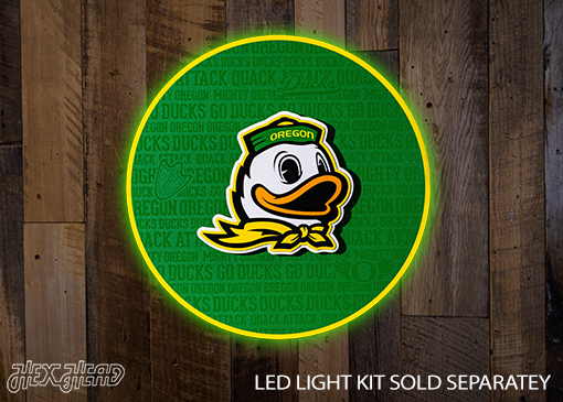 Oregon Ducks CRAFT SERIES 3D Embossed Metal Wall Art