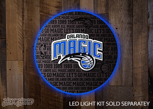 Orlando Magic CRAFT SERIES 3D Embossed Metal Wall Art