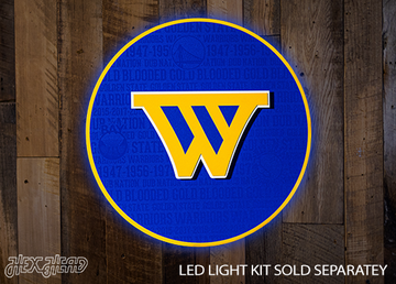 Golden State Warriors CRAFT SERIES 3D Embossed Metal Wall Art