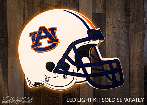 Auburn Tigers BLITZ COLLECTION - 8 LAYER 3D Metal Wall Art
