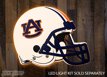 Auburn Tigers BLITZ COLLECTION - 8 LAYER 3D Metal Wall Art