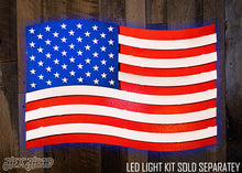 Load image into Gallery viewer, OLD GLORY! Waving American Flag 3D Vintage Metal Wall Art
