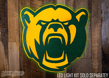 Baylor Bears Mascot 3D Metal Wall Art