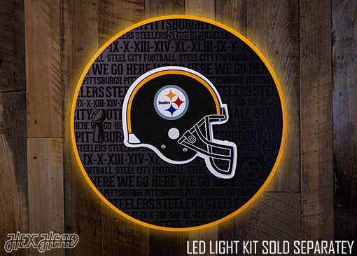 Pittsburgh Steelers CRAFT SERIES 3D Embossed Metal Wall Art