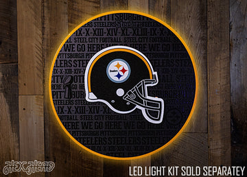 Pittsburgh Steelers CRAFT SERIES 3D Embossed Metal Wall Art