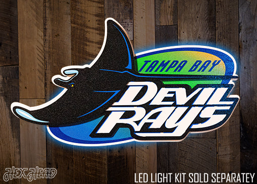 Tampa Bay Rays "1998" Cooperstown 3D Metal Wall Art