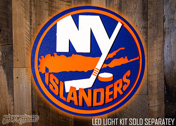 New York Islanders  NHL 3D Vintage Metal Wall Art