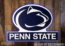 Load image into Gallery viewer, Penn State Nittany Lions w/ Penn State 3D Metal Wall Art

