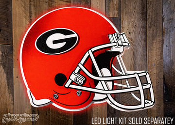 Georgia Bulldogs BLITZ COLLECTION - 8 LAYER Georgia Bulldogs 3D Vintage Metal Wall Art