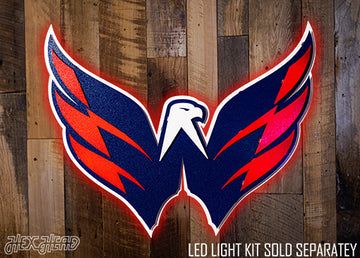 Washington Capitals "WEAGLE" 3D Vintage Metal Wall Art