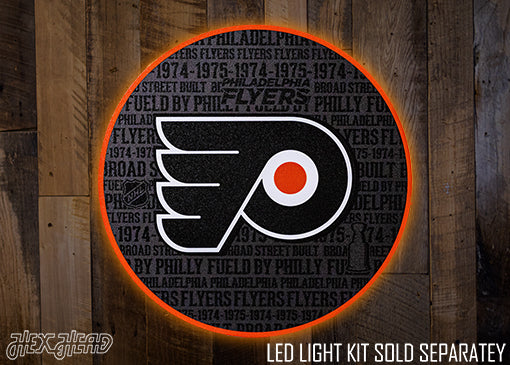 Philadelphia Flyers CRAFT SERIES 3D Embossed Metal Wall Art