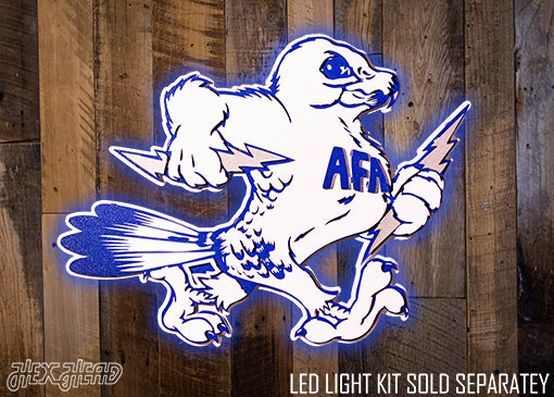 Air Force Academy Vintage Falcon Mascot Metal Wall Art