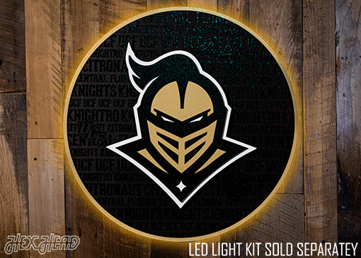 Central Florida  Knights "UCF" CRAFT SERIES 3D Metal Wall Art