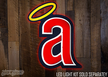 Los Angeles Angels COOPERSTOWN 1971 "a" 3D Metal Wall Art