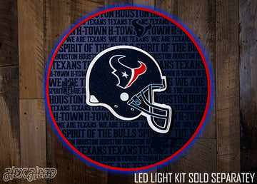 Houston Texans CRAFT SERIES 3D Embossed Metal Wall Art