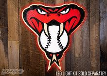 Load image into Gallery viewer, Arizona Diamondbacks Mascot 3D Metal Wall Art
