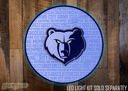 Memphis Grizzlies CRAFT SERIES 3D Metal Wall Art