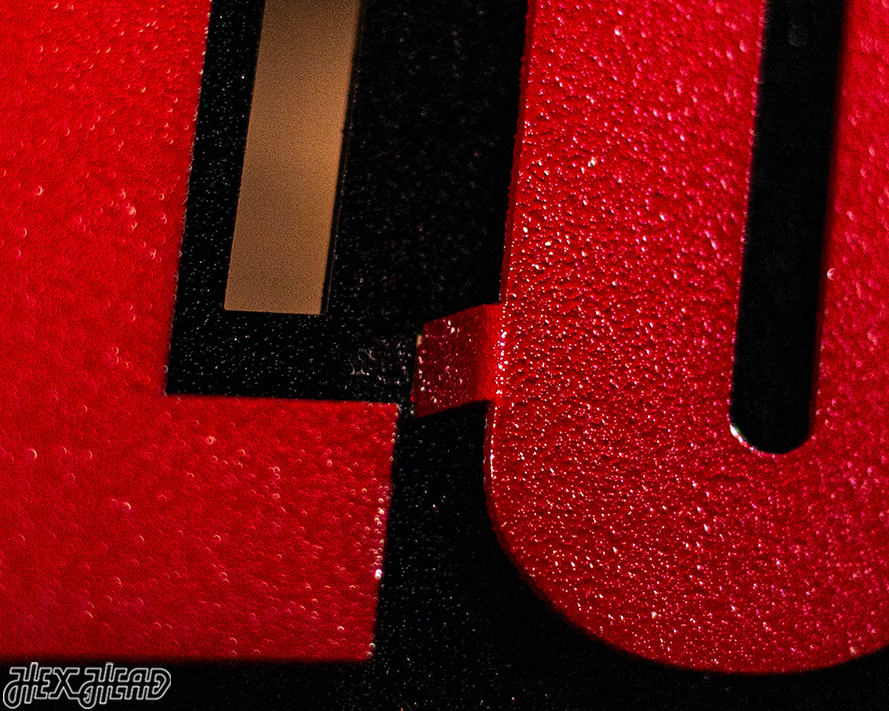 Louisville Cardinals Wordmark 3D Metal Wall Art