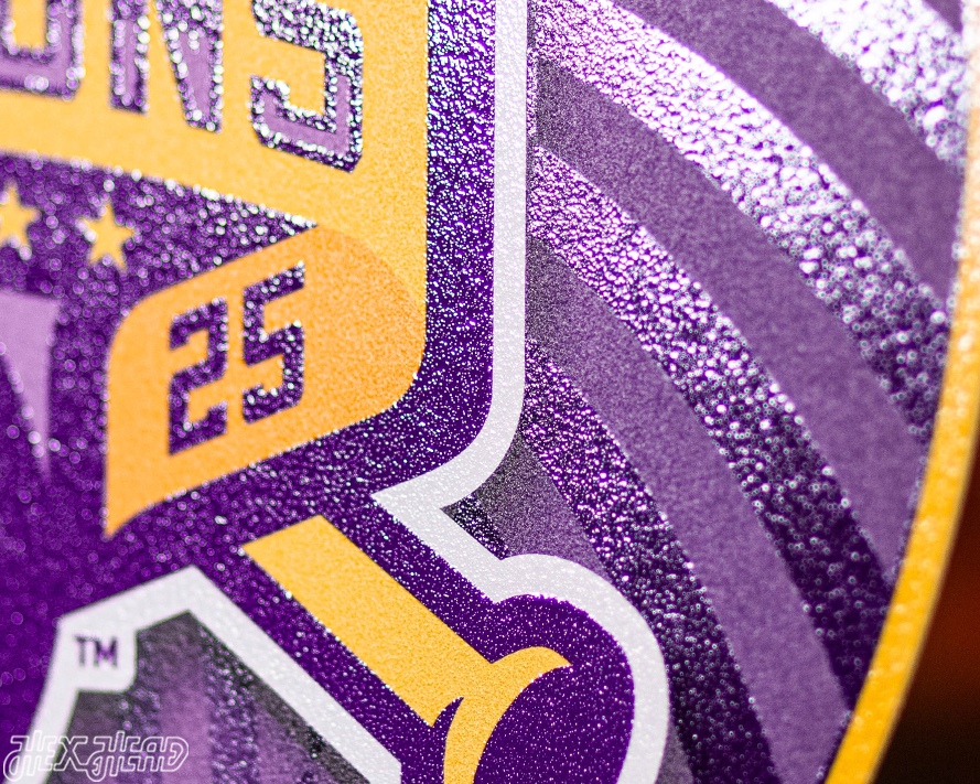 VARSITY Collection- LSU Tigers 2025 National Champions Distressed SINGLE Layer Wall Art