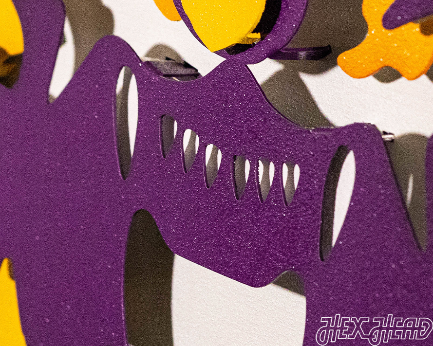 LSU Iconic Tiger Head 3D Metal Wall Art