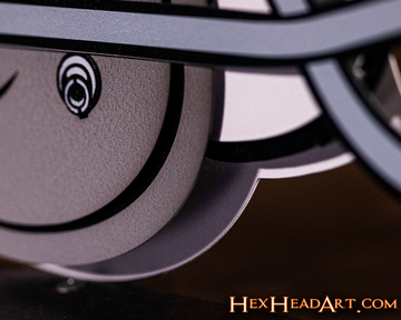 Las Vegas Raiders BLITZ Collection - 8 Layer Helmet 3D Vintage Metal Wall Art