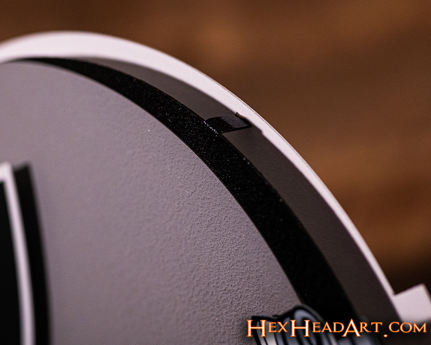 Las Vegas Raiders BLITZ Collection - 8 Layer Helmet 3D Vintage Metal Wall Art