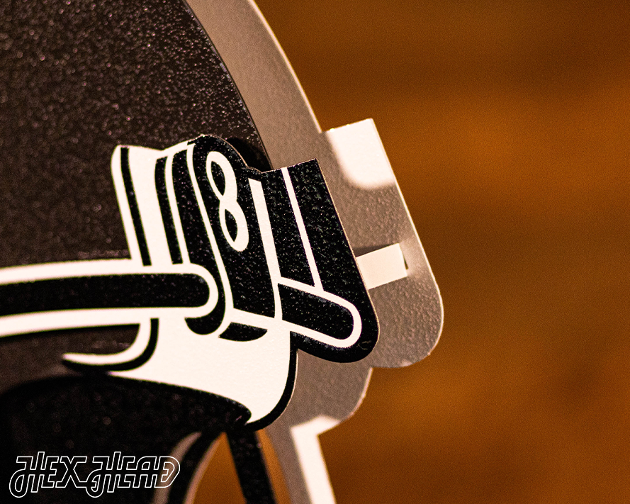 Tampa Bay Buccaneers BLITZ Collection - 8 Layer Tampa Bay Buccaneers Helmet 3D Vintage Metal Wall Art