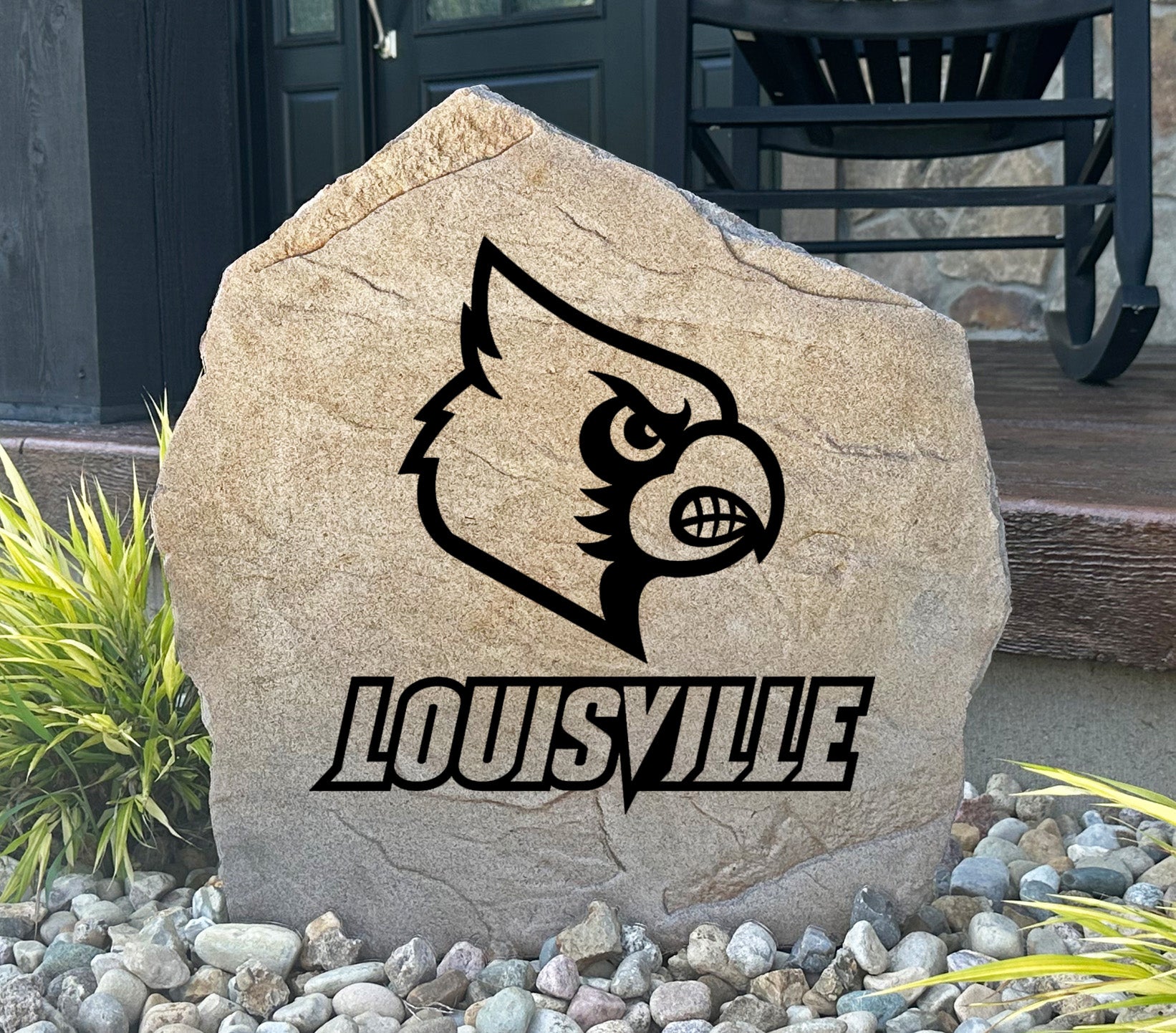 Louisville Cardinals Design-A-Stone Landscape Art