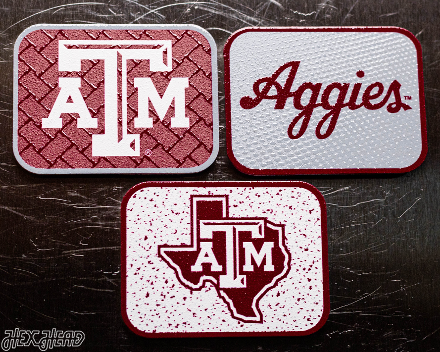 Texas A&M Aggies - SET of 3 Magnets