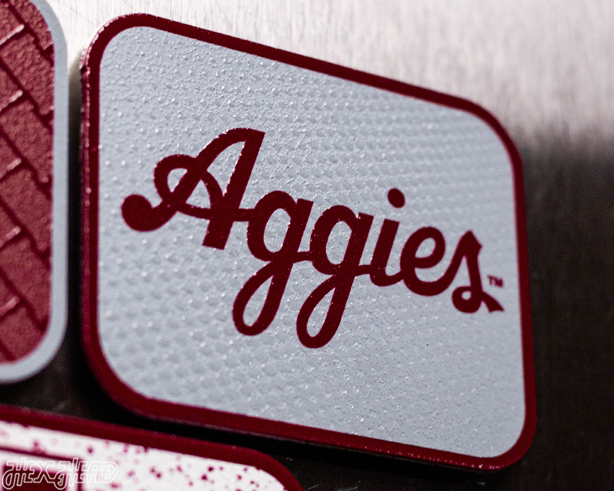 Texas A&M Aggies - SET of 3 Magnets
