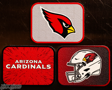 Arizona Cardinals - SET of 3 Magnets