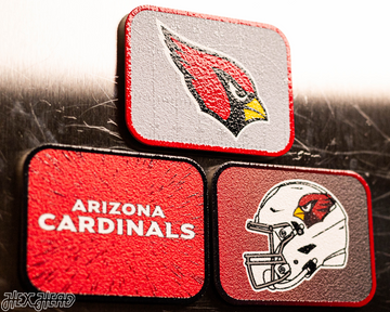 Arizona Cardinals - SET of 3 Magnets