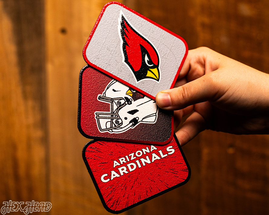 Arizona Cardinals - SET of 3 Magnets