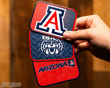 Arizona Wildcats - SET of 3 Magnets