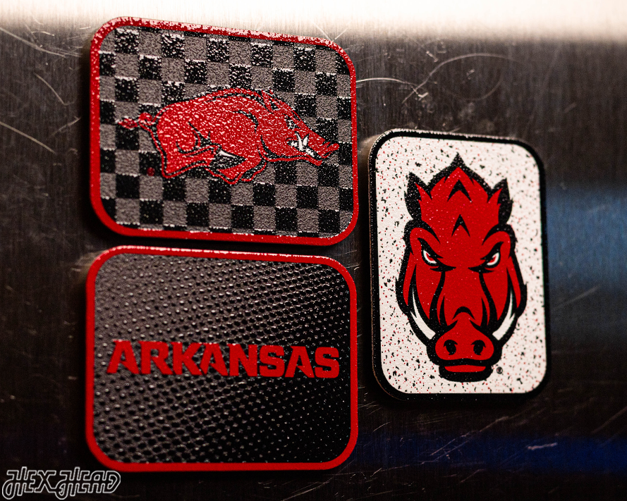 Arkansas Razorbacks - SET of 3 Magnets