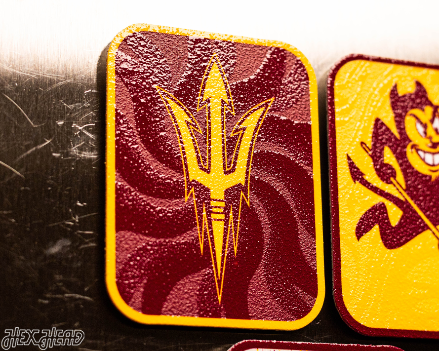 Arizona State Sun Devils - SET of 3 Magnets