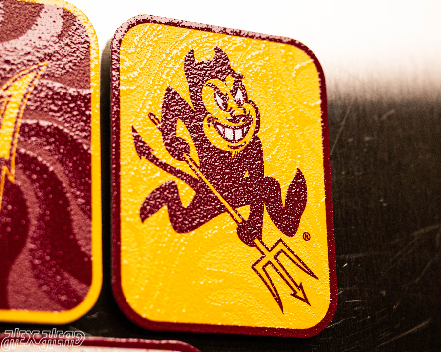 Arizona State Sun Devils - SET of 3 Magnets