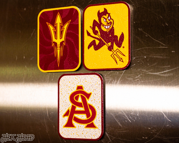 Arizona State Sun Devils - SET of 3 Magnets