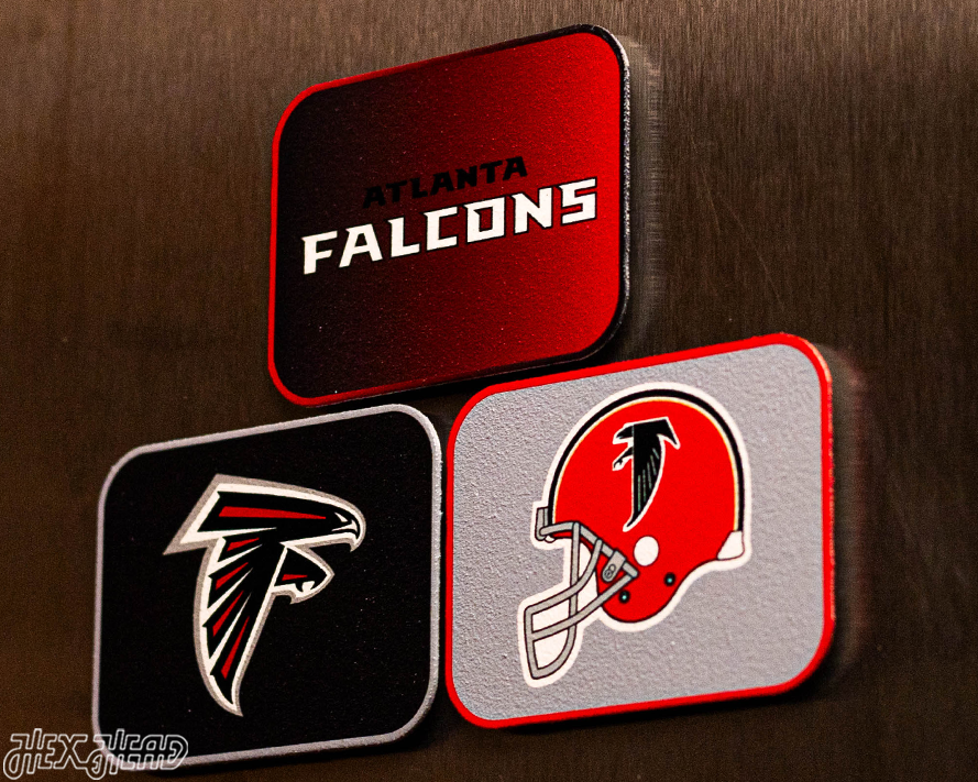 Atlanta Falcons - SET of 3 Magnets