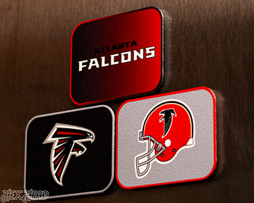 Atlanta Falcons - SET of 3 Magnets