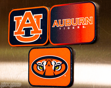 Auburn Tigers - SET of 3 Magnets