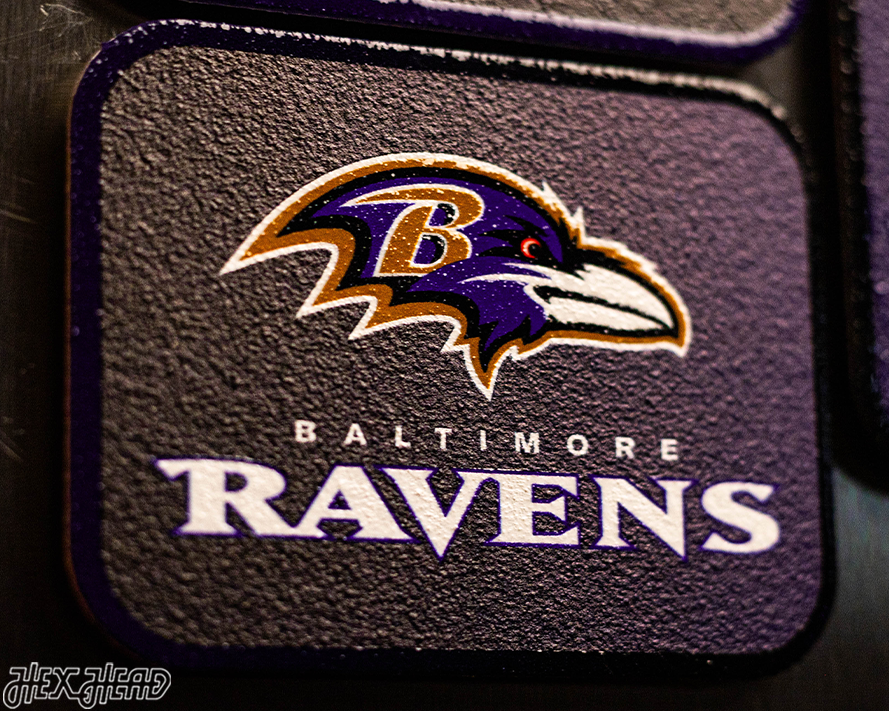 Baltimore Ravens - SET of 3 Magnets