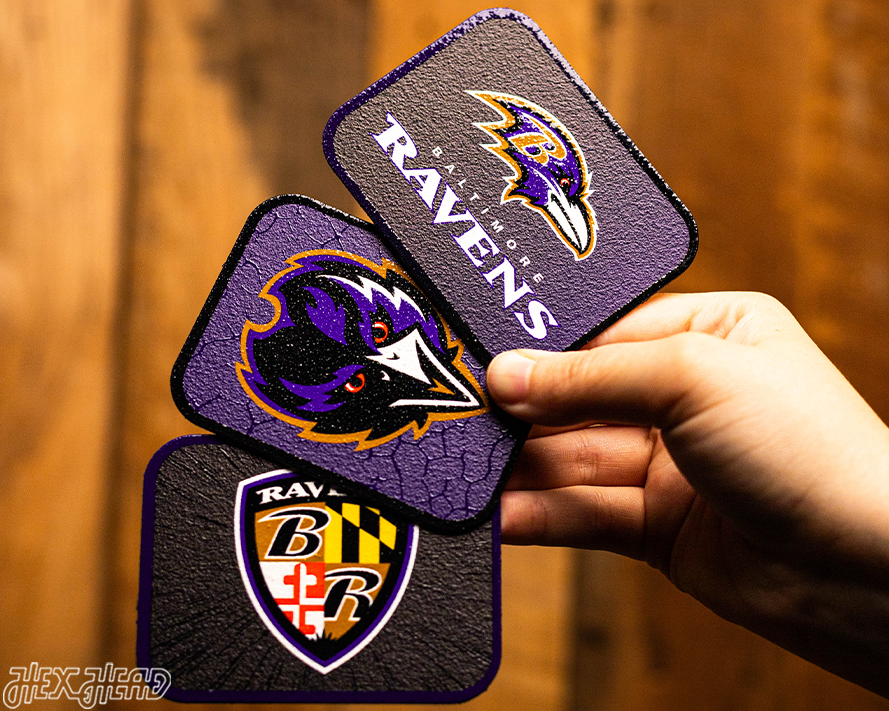 Baltimore Ravens - SET of 3 Magnets